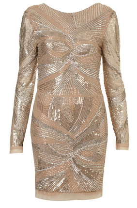 Topshop- Embellished body con dress, £110