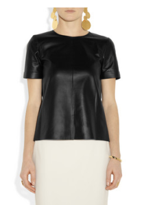 Gucci- Leather t- shirt, £1080