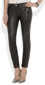 Balmain - Cropped leather skinny pants, £1817